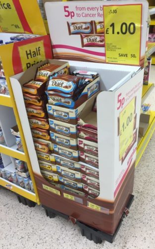 Duet Quarter Bar Chocolate Display