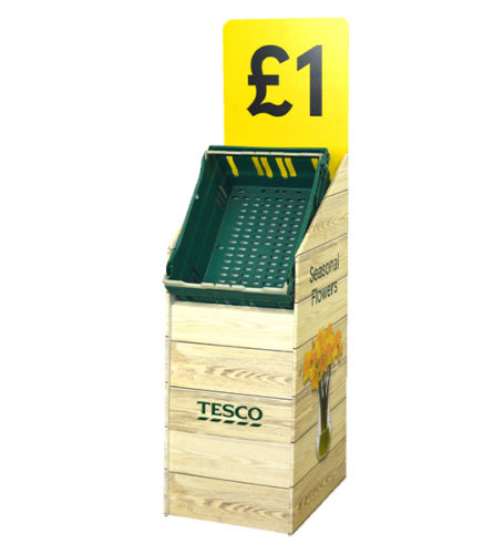 Easypack Daffodil Dump Bin for Tesco