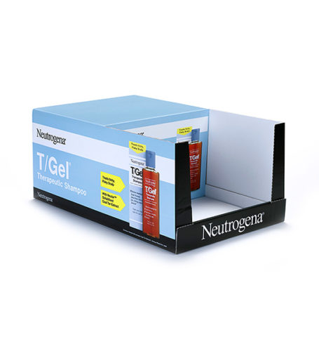 Counter Display for Neutrogena shampoo