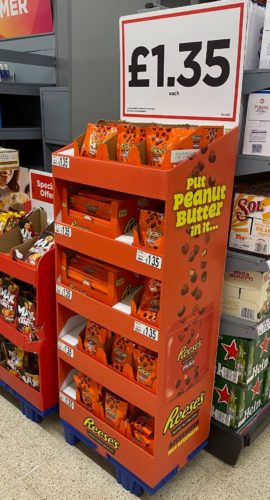 Reese's Quarter Pallet Display