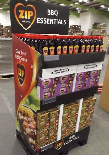 Zip BBQ essential Quarter Pallet Display