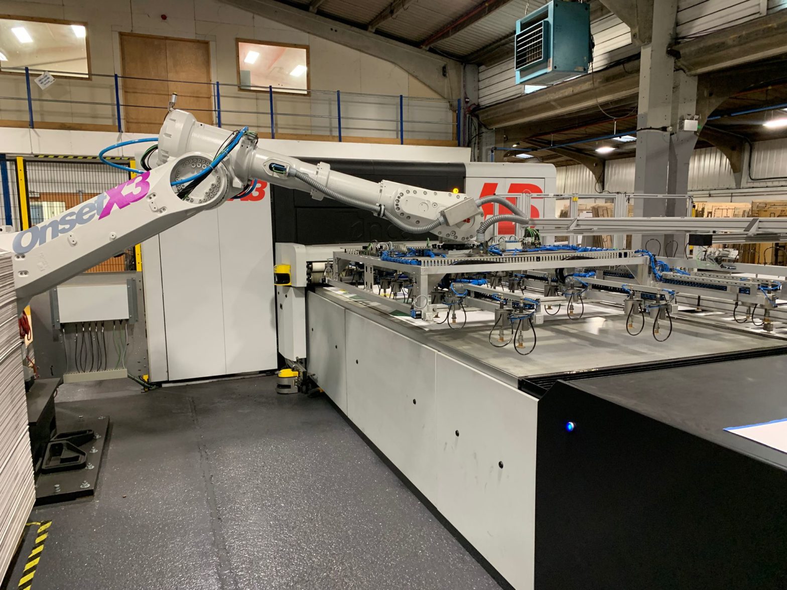 Agfa Onset Digital Printer with Robotics