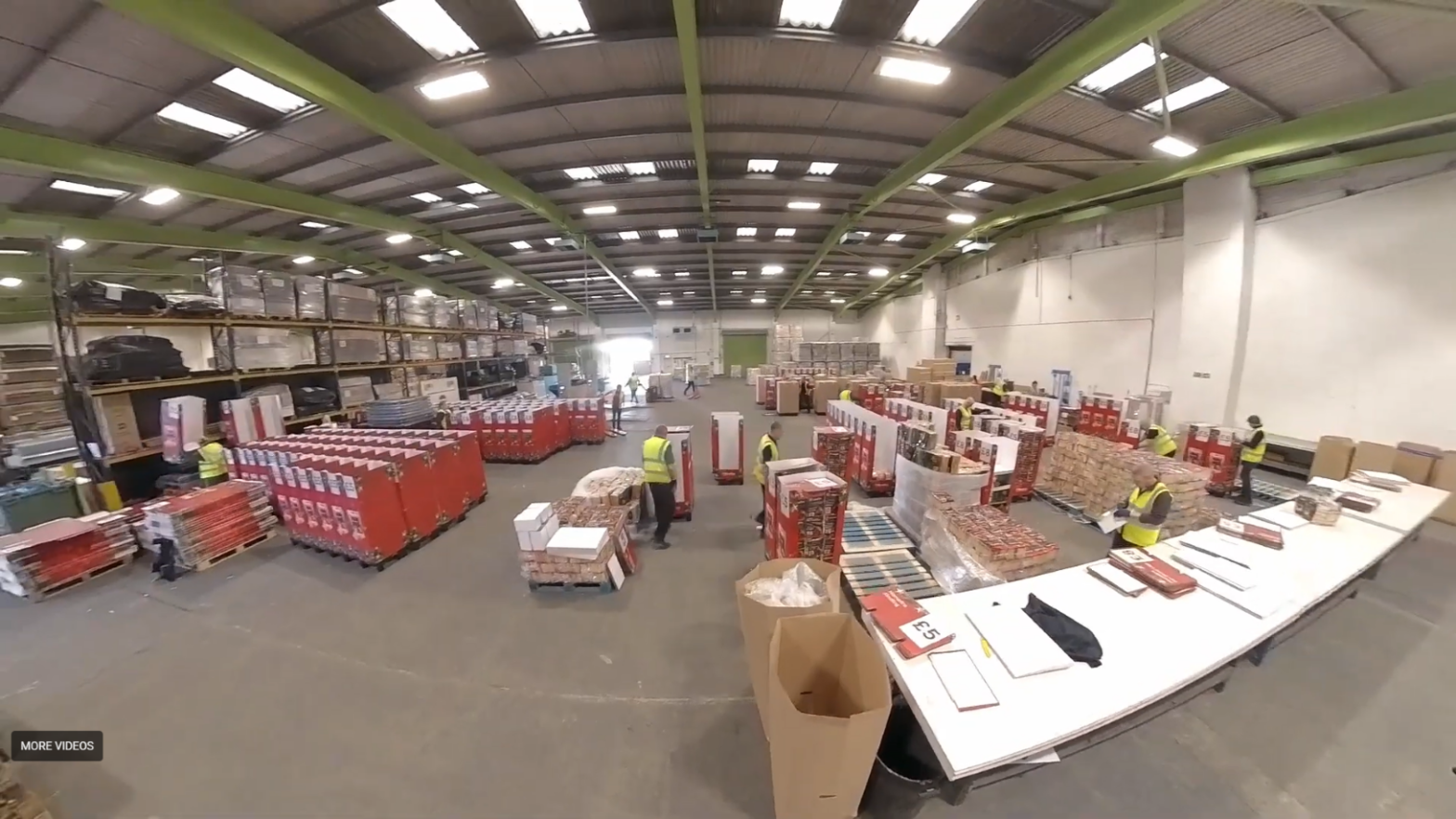 Easypack Displays. Finishing plant Wisbech